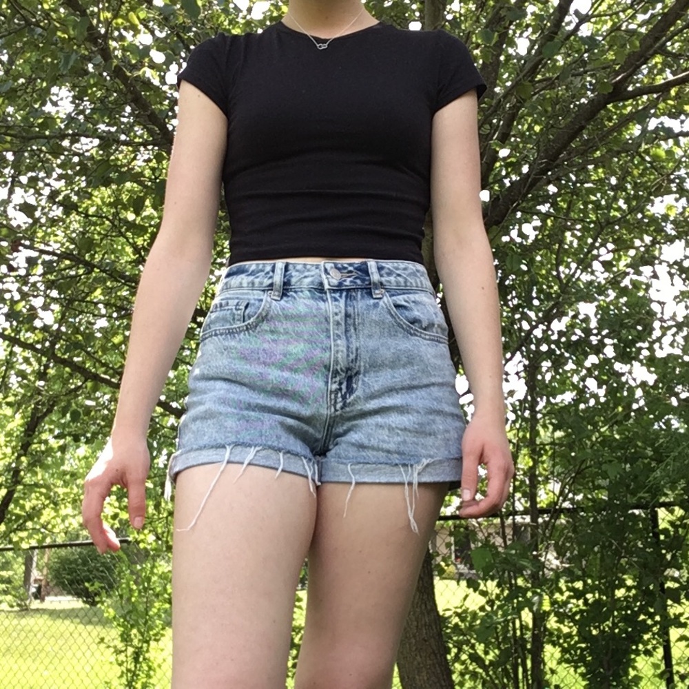 Charlotte Russe Black Crop Top